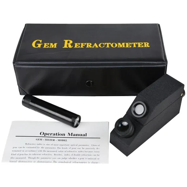 Gemological Refractometer (1.30 ~ 1.81 RI) with Index Oil - Image 3
