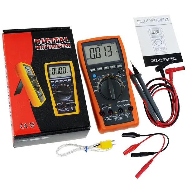 Multimeter with Auto & Manual Ranging and K-Type Thermocouple - Image 3