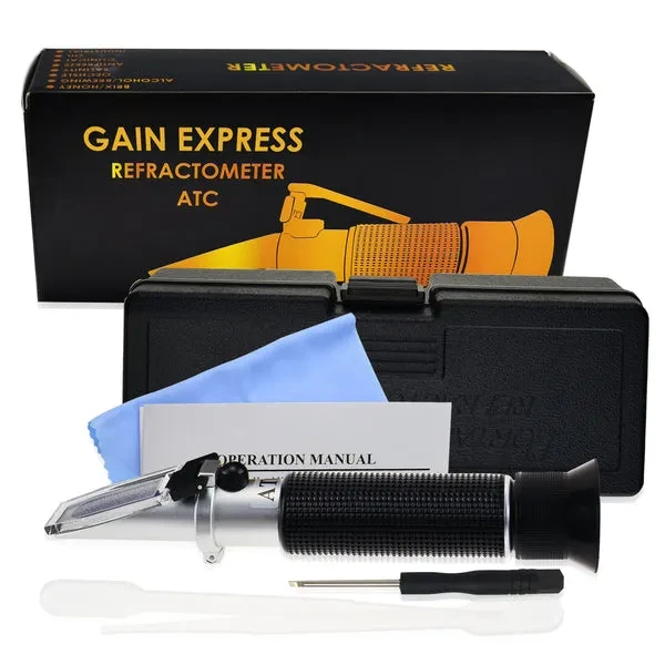 Alcohol Refractometer Dual Scale with ATC, 0~80% Range - Image 3