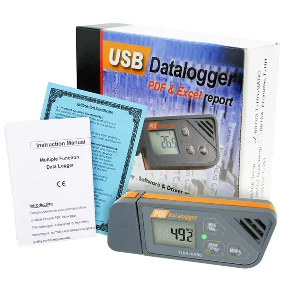 Waterproof USB Datalogger for Humidity, Temperature, and Pressure - Image 3