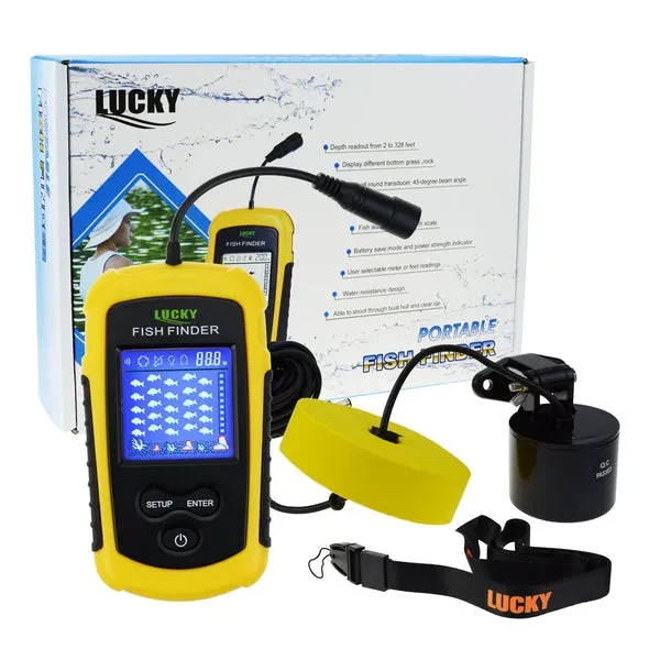 Portable Fish Finder Sonar with Anti-UV LCD Display - Image 3