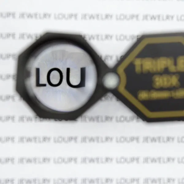Jewelry Gem Loupe with UV & LED Light (30x Magnification, 21mm) - Image 4