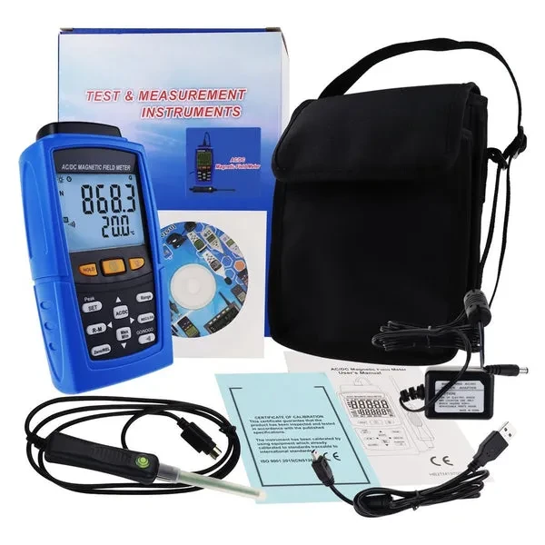 AC / DC Gaussmeter for Magnetic Field Strength Teslameter - Image 3
