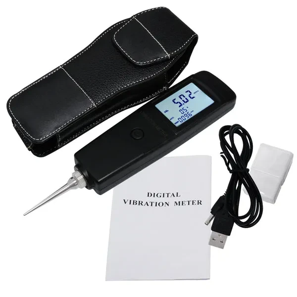 Vibration Meter with Piezoelectric Acceleration and Displacement Measurement - Image 3