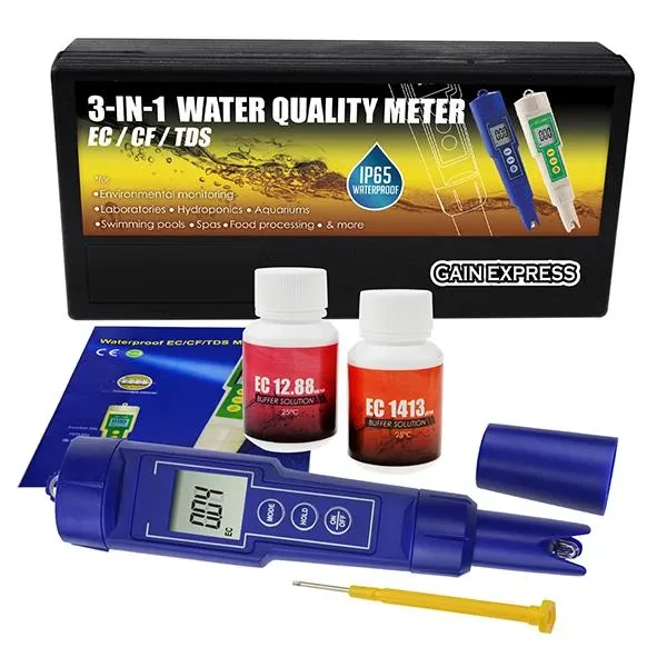 Digital 3-in-1 EC/CF/TDS Water Quality Tester - Image 11