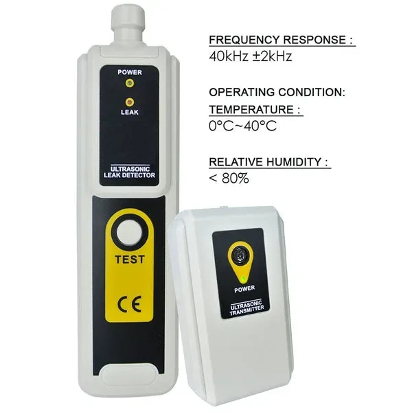 Ultrasonic Leak Detector & Transmitter Detects Air Water Dust - Image 4