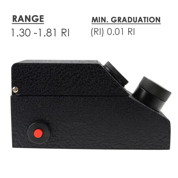 Gem Refractometer with Built-in LED Light (0.01 nD Scale Division) - Image 4
