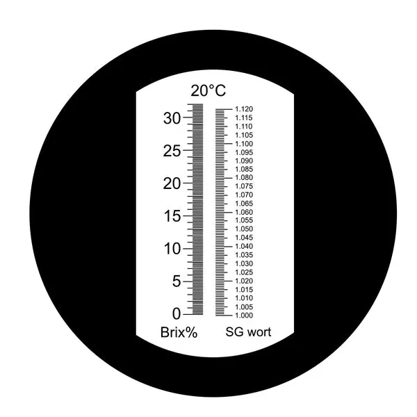 Beer Brix Refractometer with ATC, Dual Scale for Brix and Specific Gravity - Image 4