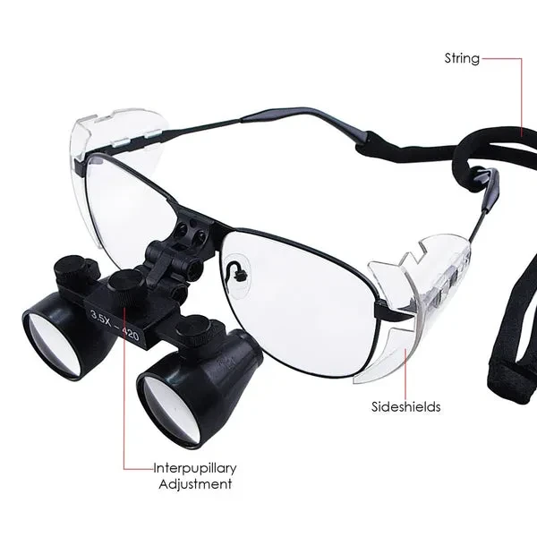 3.5x Magnification Nickel Alloy Frame Dental Surgical Loupes - Image 6