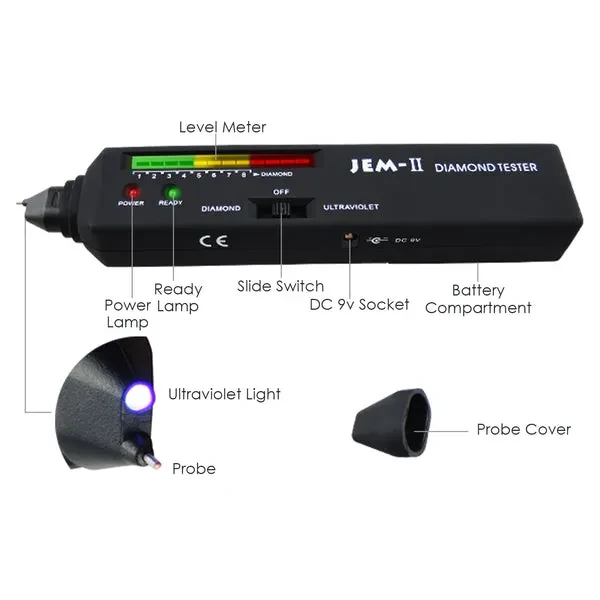 Diamond Tester with Ultraviolet (UV) Light - Image 5