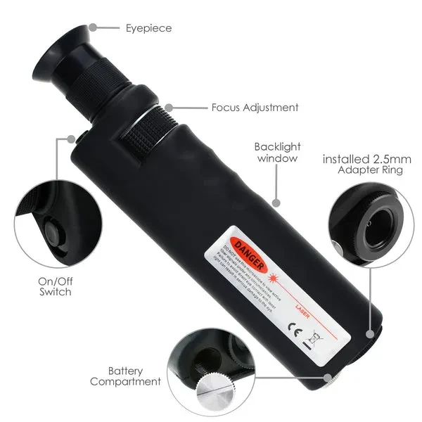 Hand-Held 400x Fiber Optical Microscope for Inspection - Image 6