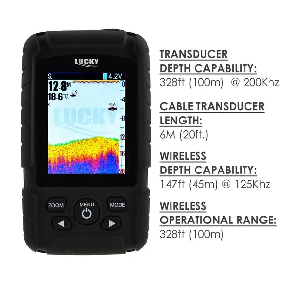 2-in-1 LUCKY Fishfinder Wireless/Wired Sensor (English/Russian) - Image 3