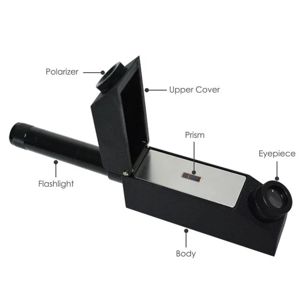 Gemological Refractometer (1.30 ~ 1.81 RI) with Index Oil - Image 5