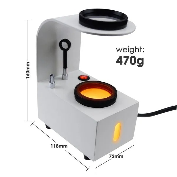 Desktop Standing Polariscope with Built-in LED and Rotatable Platform - Image 5