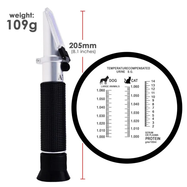 Clinical Refractometer with ATC Tri-Scale for Serum Protein and Urine SG - Image 5