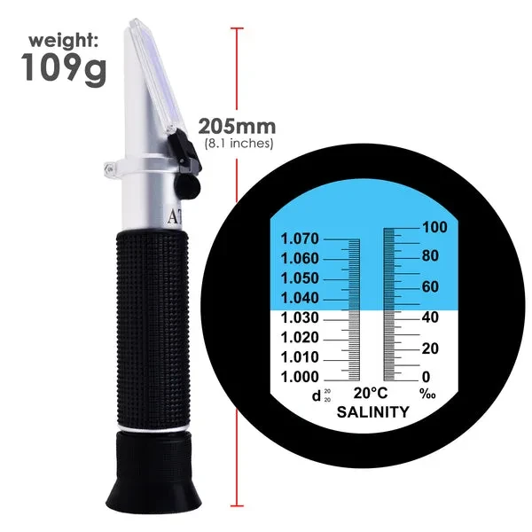 Salinity Refractometer with 0-10% ATC Dual Scale (0~100ppt) - Image 5