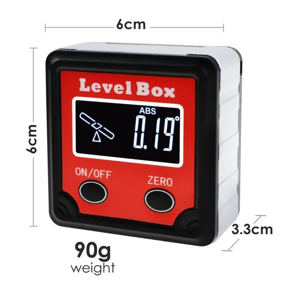 Angle Finder Bevel Box/Inclinometer Level Gauge Protractor Magnetic - Image 5