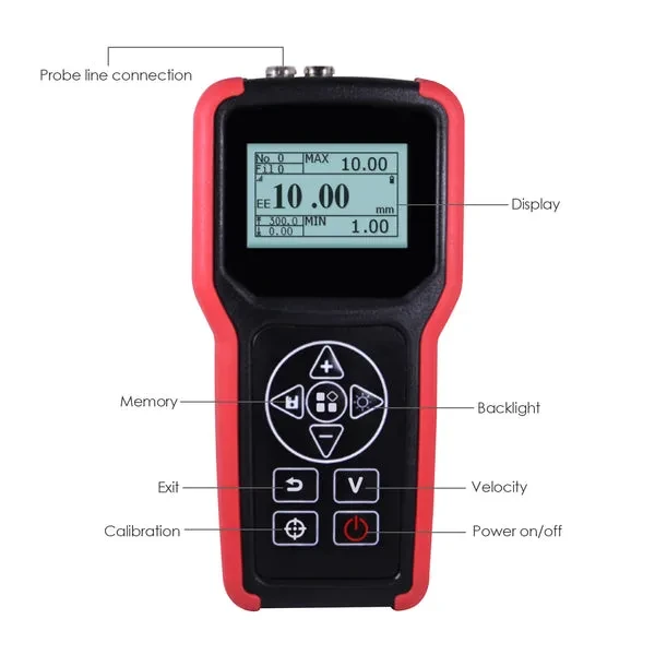 Ultrasonic Thickness Gauge for Steel, Aluminum, and Glass Fiber - Image 5