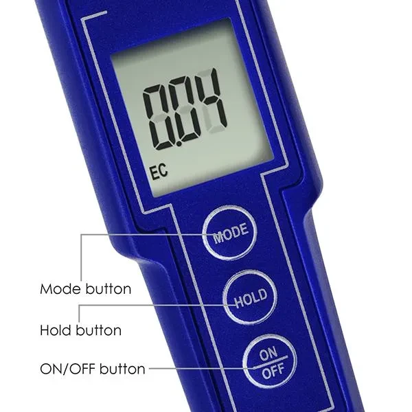 Digital 3-in-1 EC/CF/TDS Water Quality Tester - Image 4