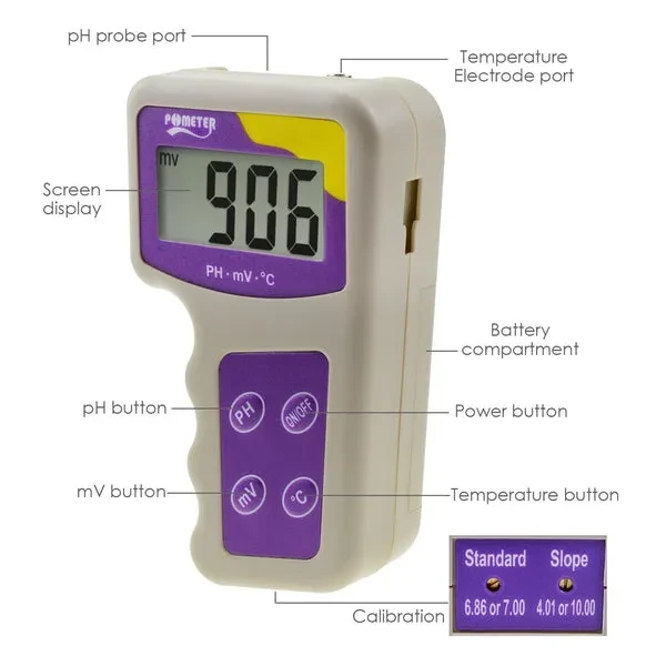 3-in-1 pH Level, mV ORP, and Temperature Redox Meter for Fish Tanks - Image 5