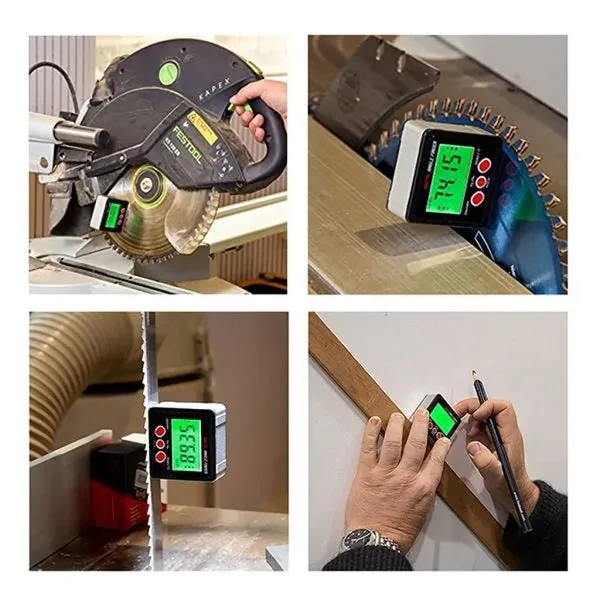 Digital Angle Finder Level Box with Magnetic Base and Backlight - Image 2