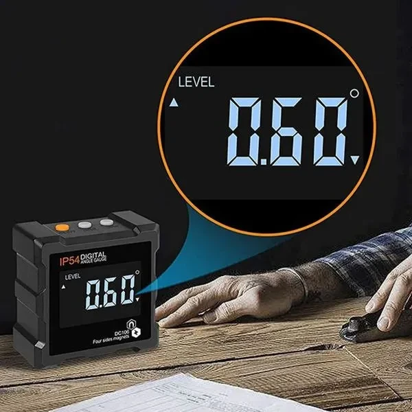 Digital Level Box Angle Finder with 4 Magnetic Bases - Image 3