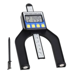 Mini Digital Height & Depth Gauge with Magnetic Base, 0-80mm Range