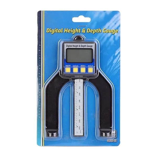Mini Digital Height & Depth Gauge with Magnetic Base, 0-80mm Range - Image 2