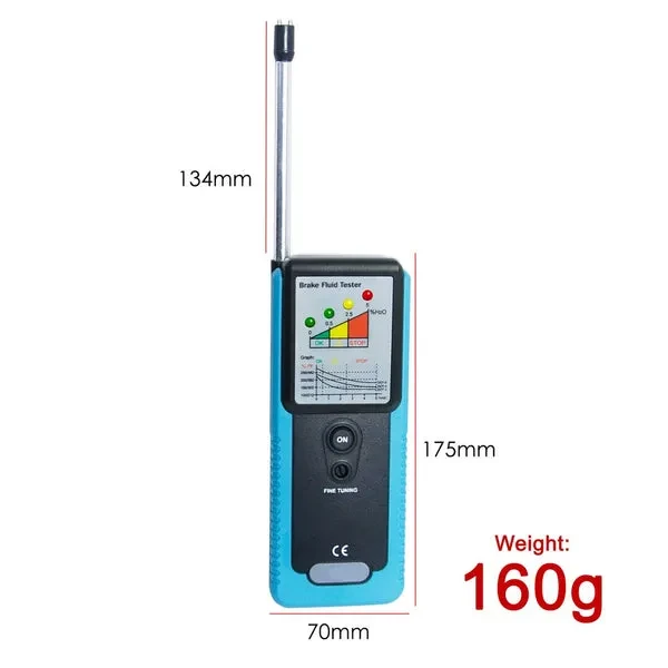 Brake Fluid Tester with LED Indicator and Foldable Tip - Image 6