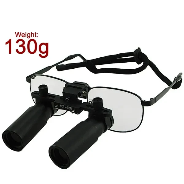 6.0x Magnification Dental Surgical Loupes with Nickel Alloy Frame - Image 6
