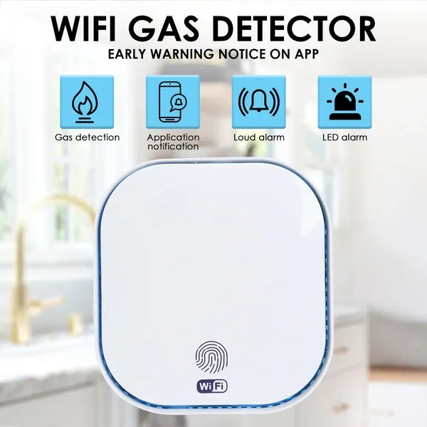 Smart Wifi Natural Gas Alarm Sensor for LPG and Methane CH4 - Image 3