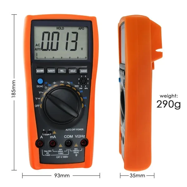 Multimeter with Auto & Manual Ranging and K-Type Thermocouple - Image 6