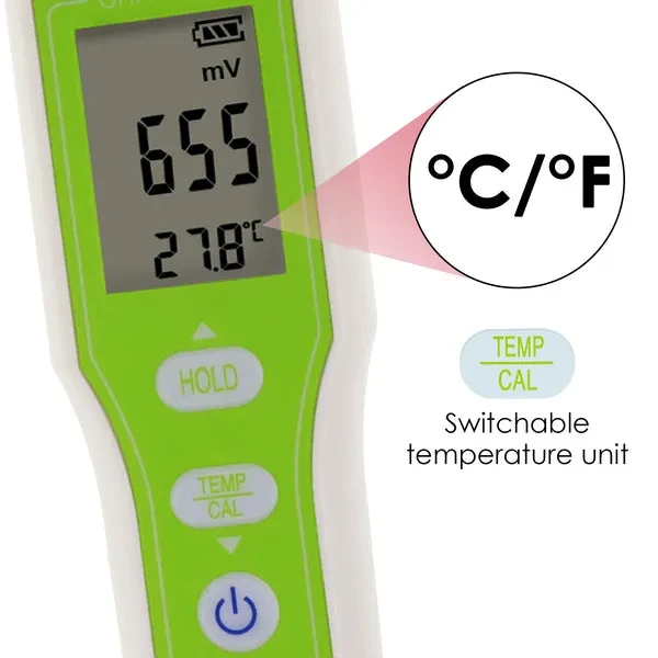 Pen-Size ORP Redox Tester (–1200~1200mV) for Water Quality - Image 9