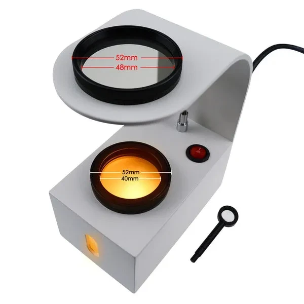 Desktop Standing Polariscope with Built-in LED and Rotatable Platform - Image 6