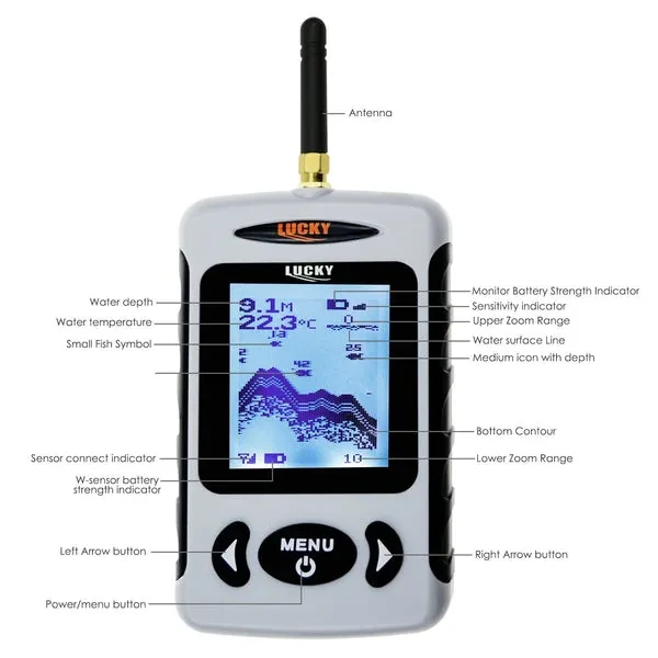 Extended Range Wireless Fish Finder (45m/147ft Depth, 150m/492ft Operation) - Image 6