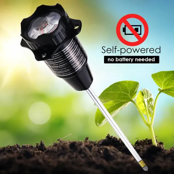 Soil pH and Moisture Meter with 2-in-1 Testing (308mm Long Waterproof) - Image 6