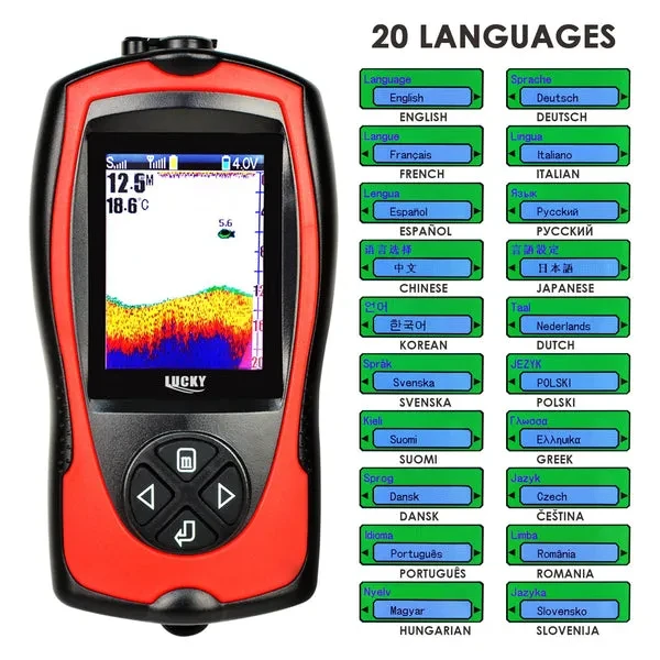 Wireless 328ft Wired 147ft Color Fish Finder Light Rechargeable - Image 6