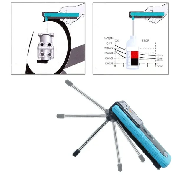 Brake Fluid Tester with LED Indicator and Foldable Tip - Image 7