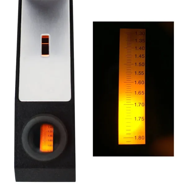 Gem Refractometer with Built-in LED Light (0.01 nD Scale Division) - Image 7