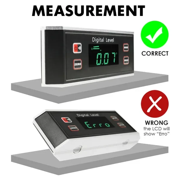 Digital Electronic Inclinometer Angle Finder Waterproof IP65 - Image 8