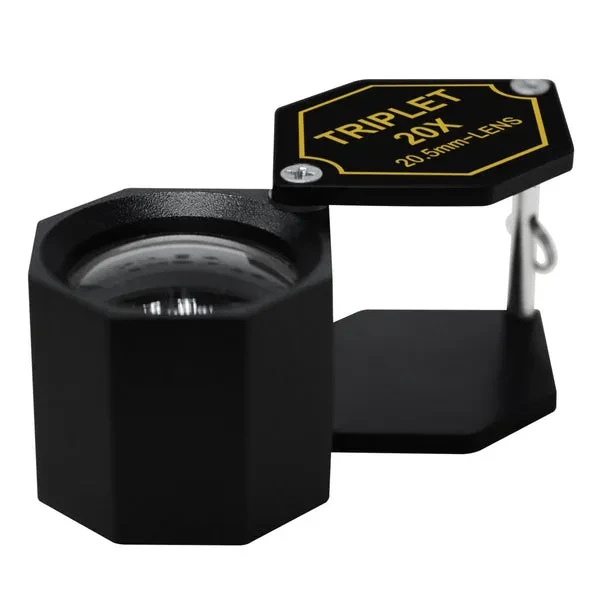 20x Magnification 20.5mm Loupe Jewelry Magnifier Triplet Lens Gem Tool - Image 7
