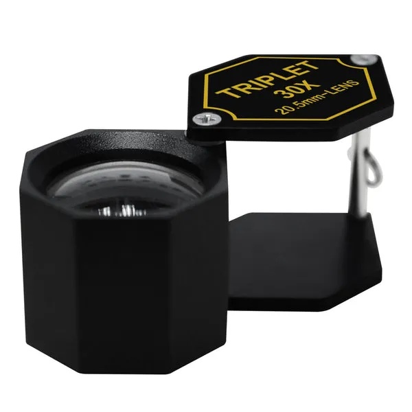 Jewelry Gem Loupe with UV & LED Light (30x Magnification, 21mm) - Image 7