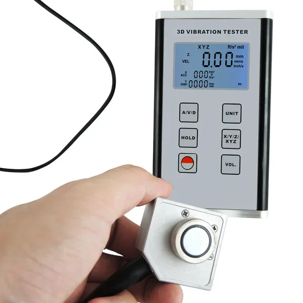 Digital 3-Axis Vibration Meter with Piezoelectric Sensor - Image 7