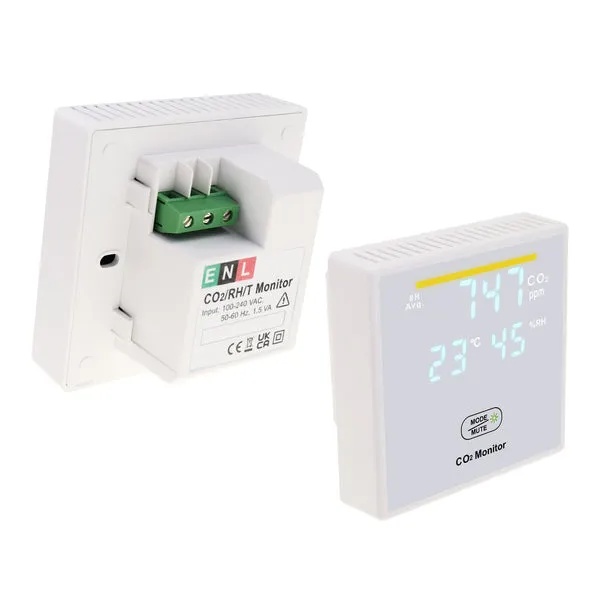 Smart CO2 Carbon Dioxide Indoor Air Quality Monitor with Temperature and Humidity - Image 6