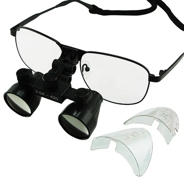 3.5x Magnification Titanium Frame Dental Surgical Loupes - Image 10