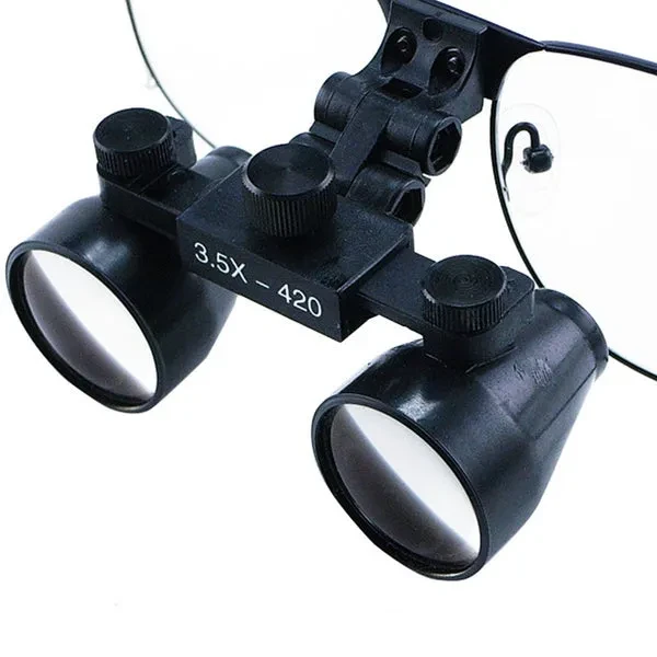 3.5x Magnification Nickel Alloy Frame Dental Surgical Loupes - Image 9