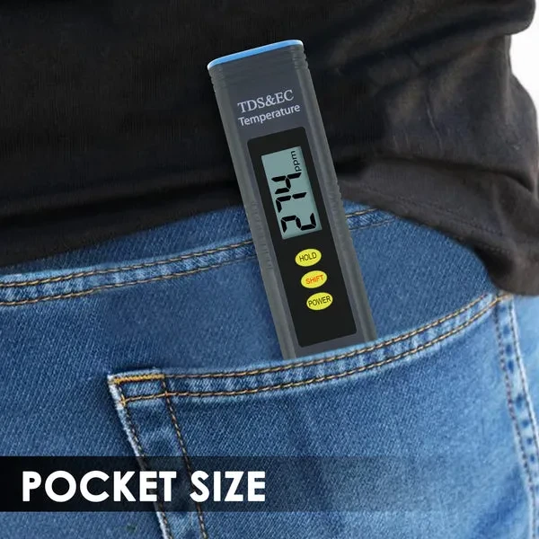 Pentype 2-in-1 TDS / EC Meter with ATC Digital Water Quality - Image 8
