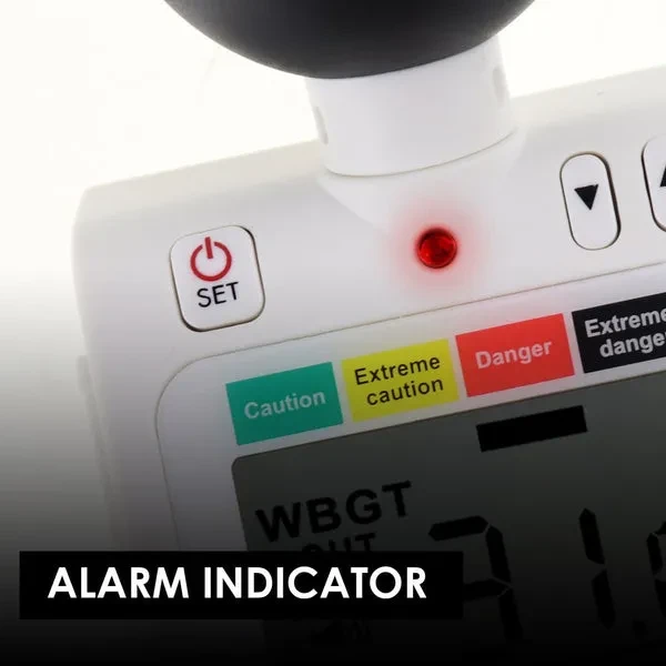 Wearable 2-in-1 WBGT and Heat Index Checker with Wet Bulb Globe Temperature Measurement - Image 8