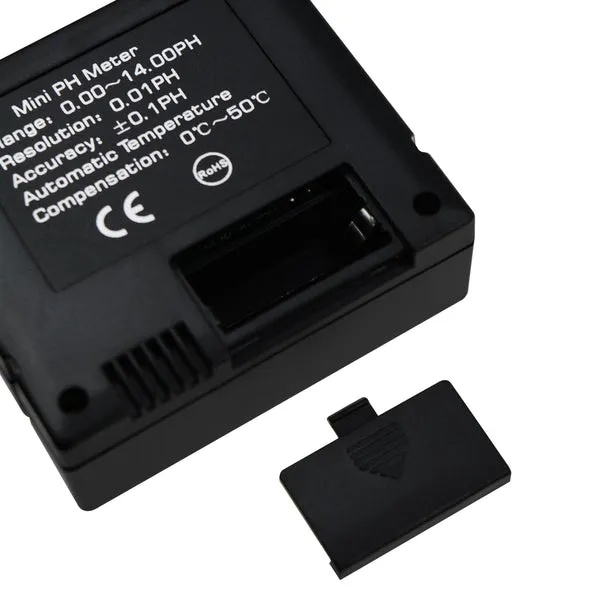 pH Monitor Meter with ATC, 0~14pH, Power Adaptor, for Aquarium and Hydroponics - Image 8