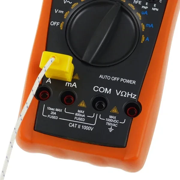 Multimeter with Auto & Manual Ranging and K-Type Thermocouple - Image 9